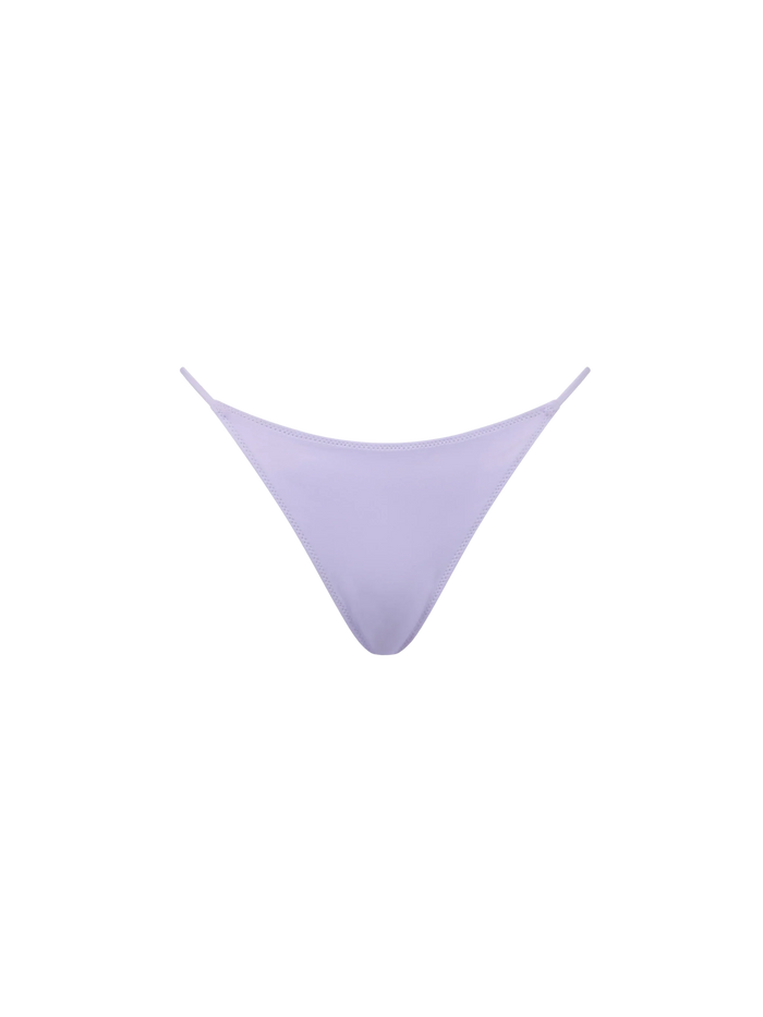 Lilac Cheeky Swim Briefs Pink Bottom