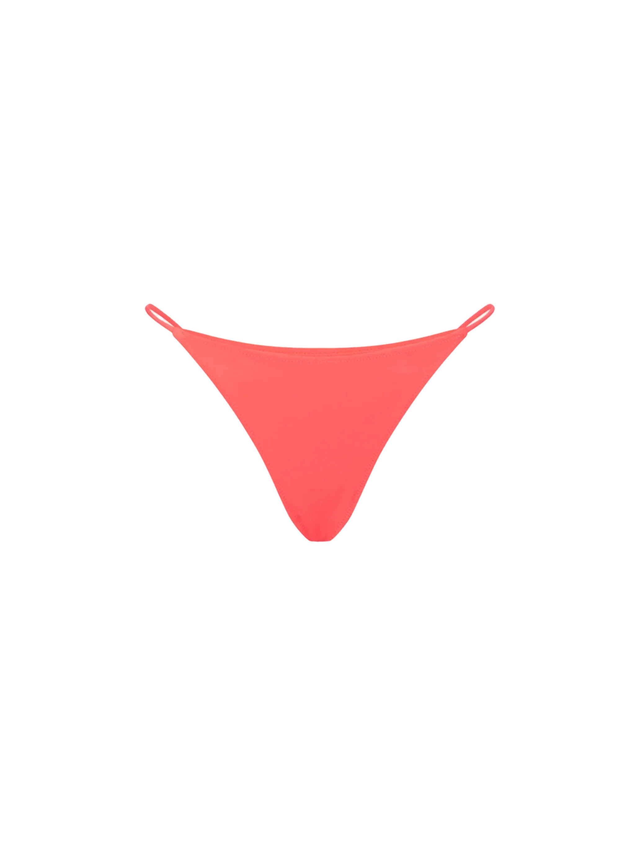 Fluo Red Cheeky Swim Briefs Bottom