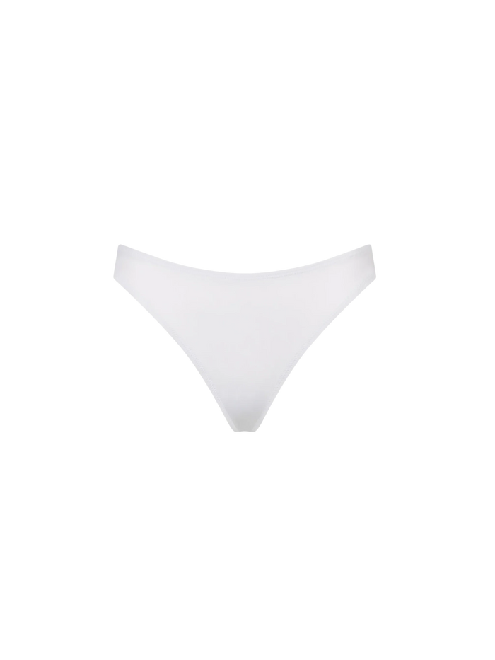 Naomi White Cheeky Swim Briefs Bottom