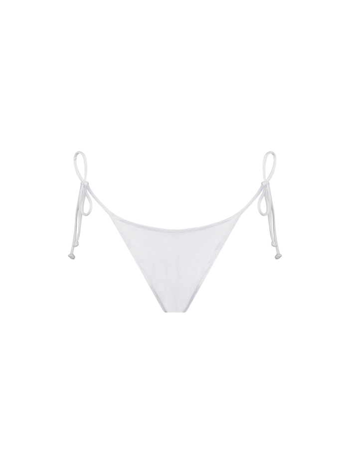 White Virgo Swim Briefs Bottom