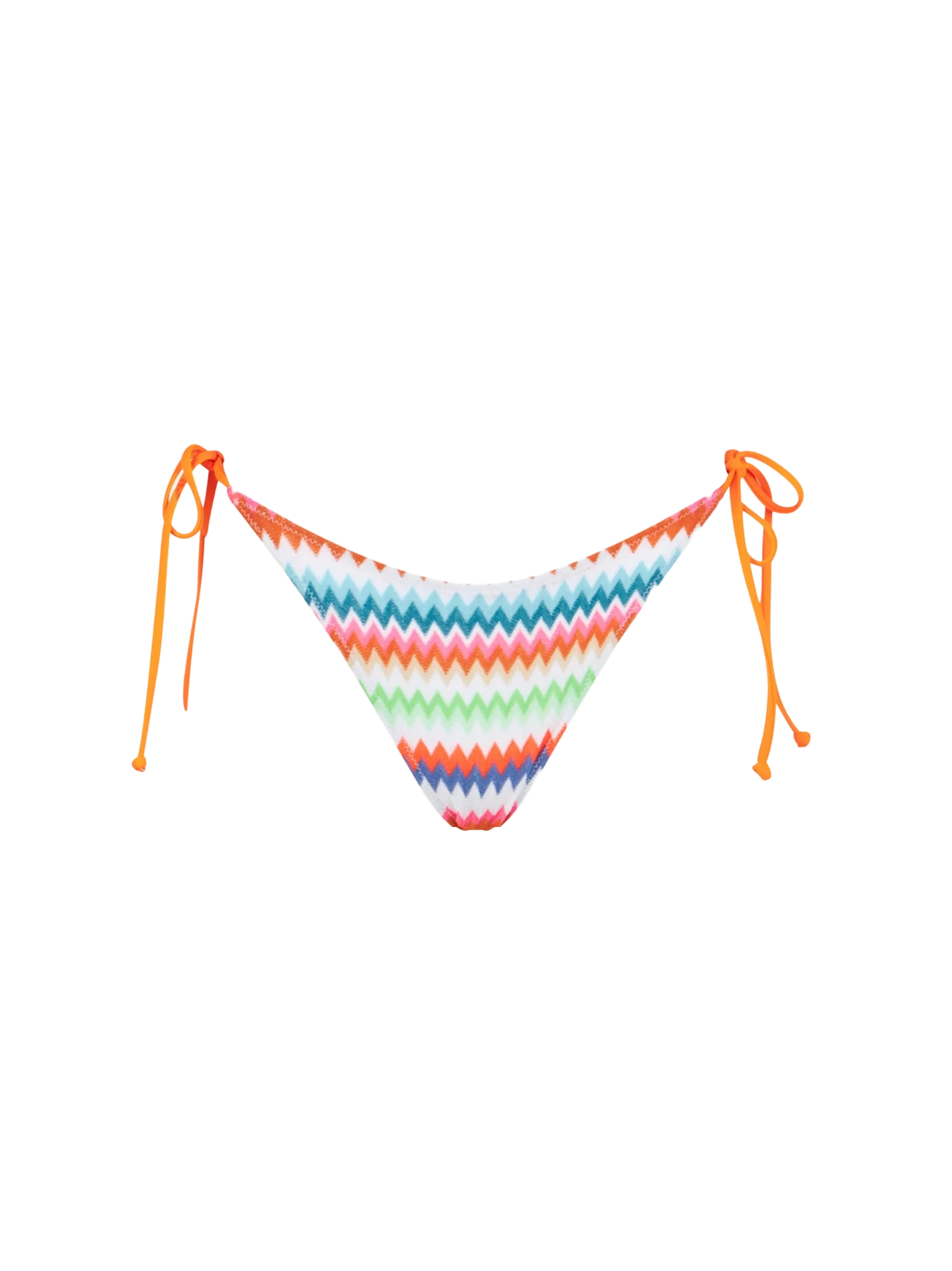 Virgo Chevron Pattern Swim Briefs Bottom
