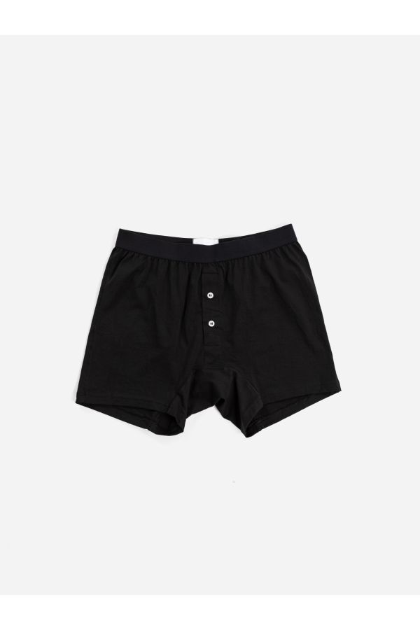 Handvaerk Cotton jersey boxer briefs in black