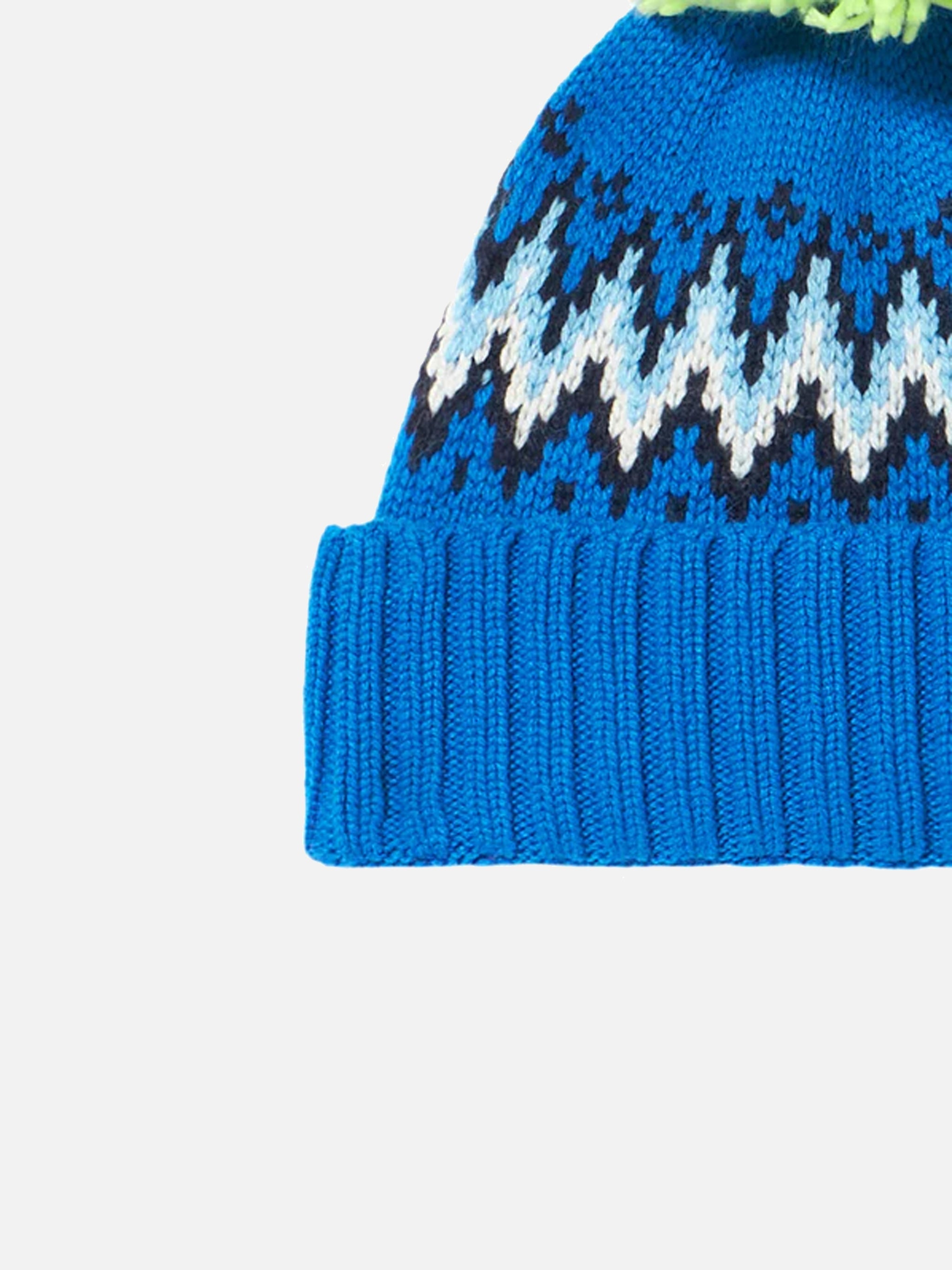 Boy Beanie With Icelandic Jacquard Hat