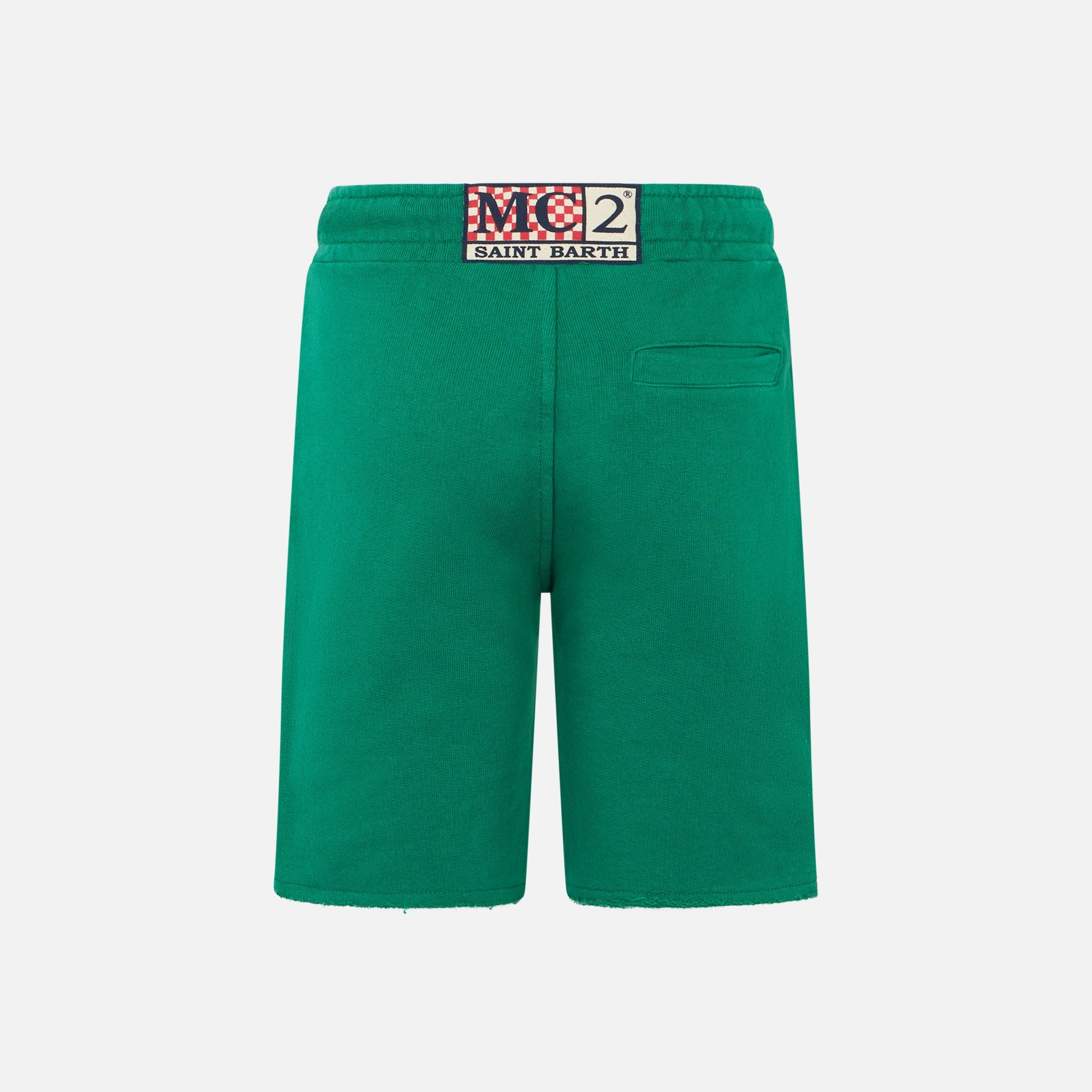 Boy Cotton Green Bermuda Short Pant