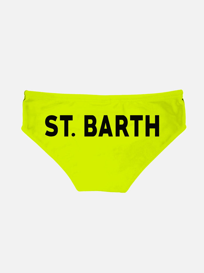 Boy Fluo Yellow Swim Briefs __single__ Brief / Slip