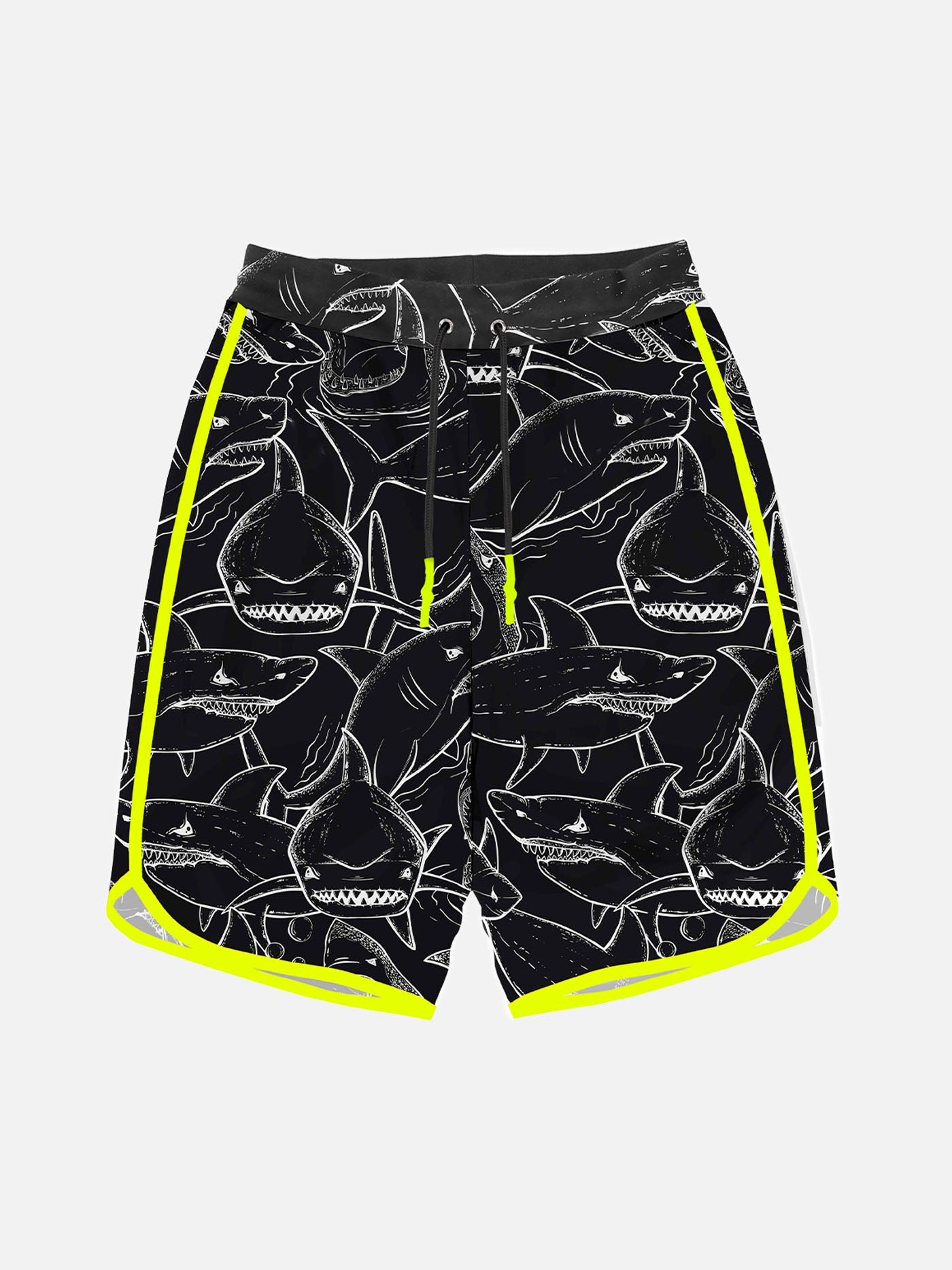 Boy Swim Shorts With Shark Print __single__ Swimshort