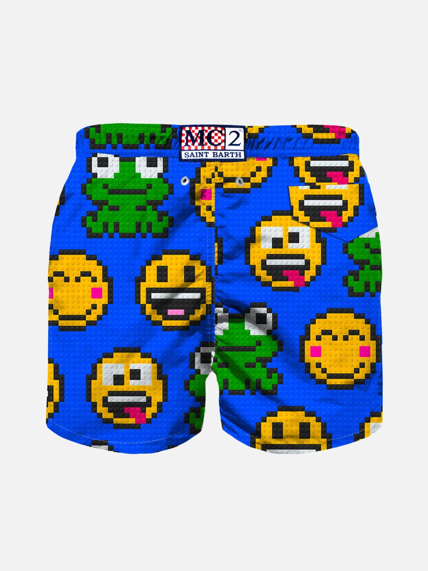 Boy Swim Shorts With Print Blue Swimshort