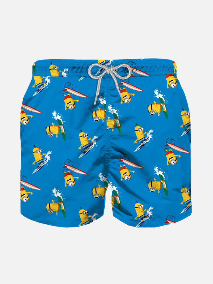 Boy Swim Shorts With Surfer Minions | Special Edition __single__ Swimshort