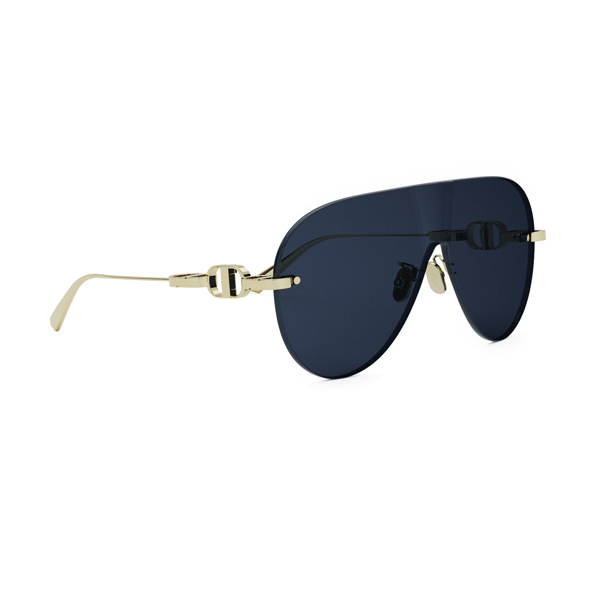 CD Chain M2U B0B0 Gold Blu Metal Occhiali Da Sole