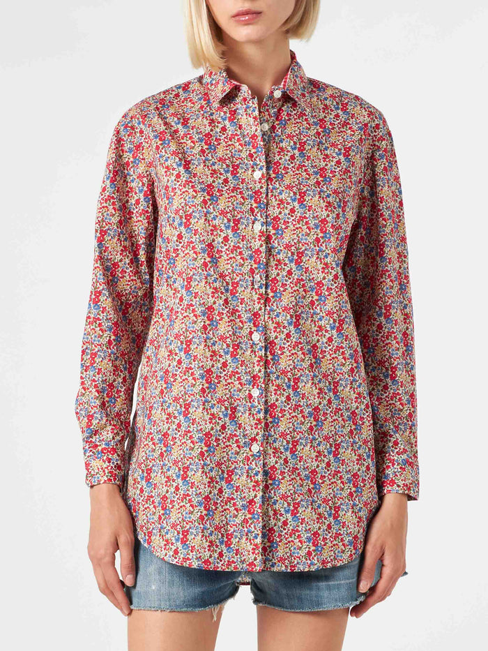 Floral Brigitte Cotton Shirt | Special Edition Blue