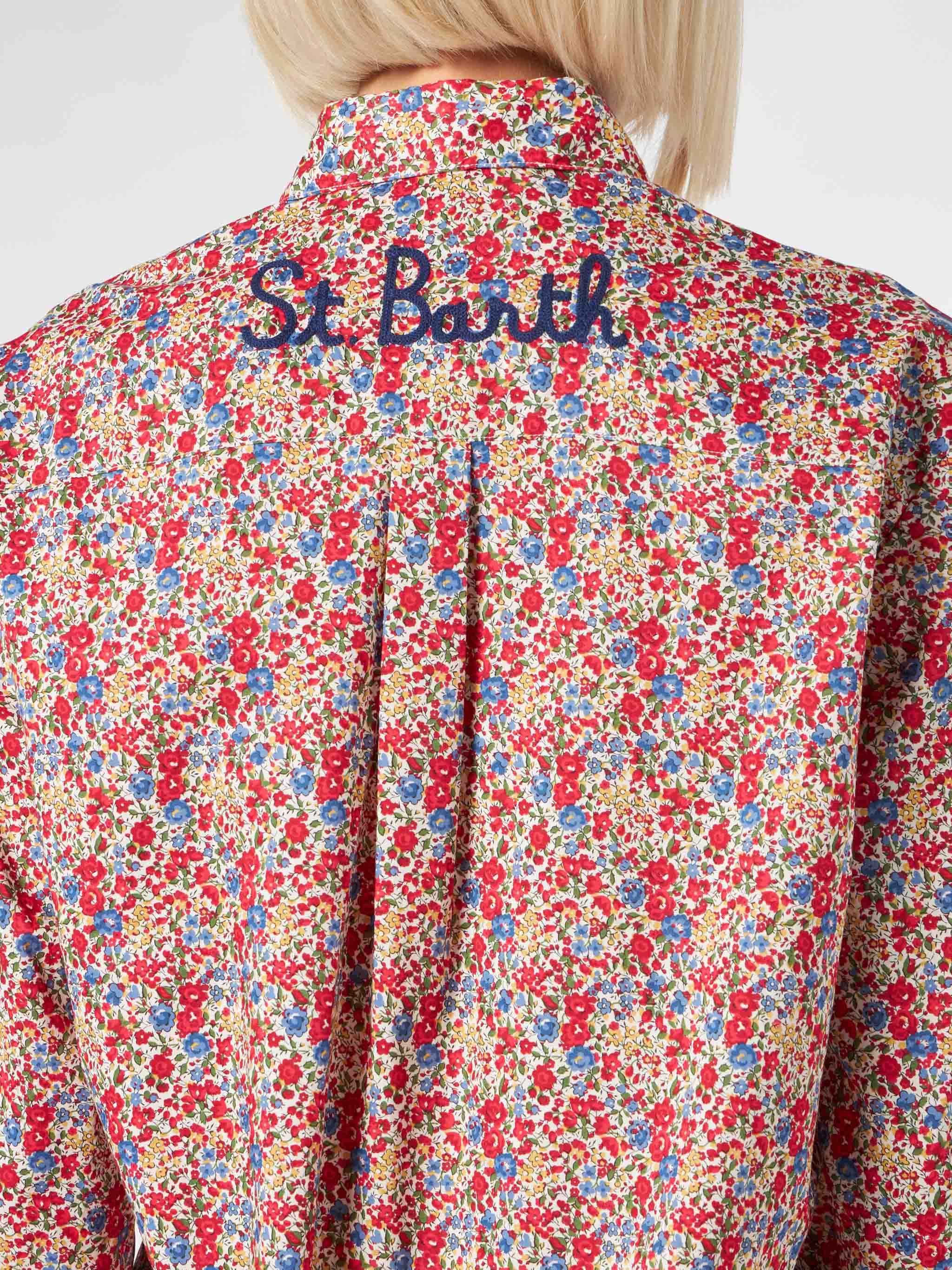 Floral Brigitte Cotton Shirt | Special Edition Blue