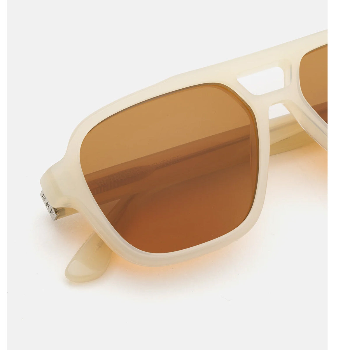 Retrosuperfuture MANEVAL CREMOSO Avorio Acetate Occhiali Da Sole