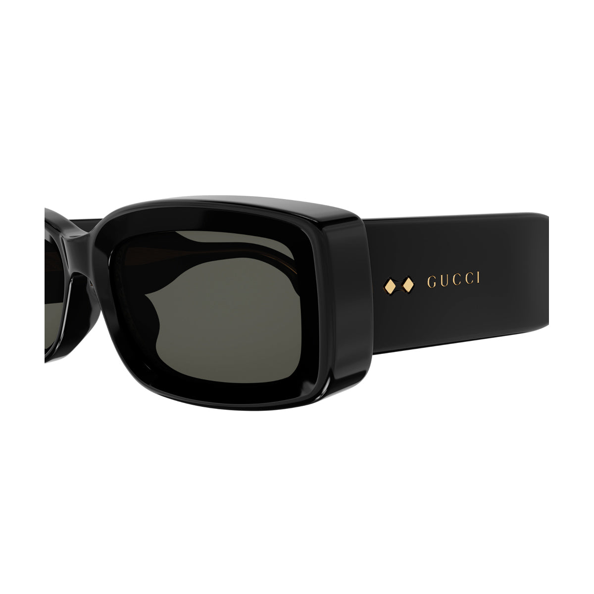 GG1528S 001 Nero Acetate Occhiali Sole