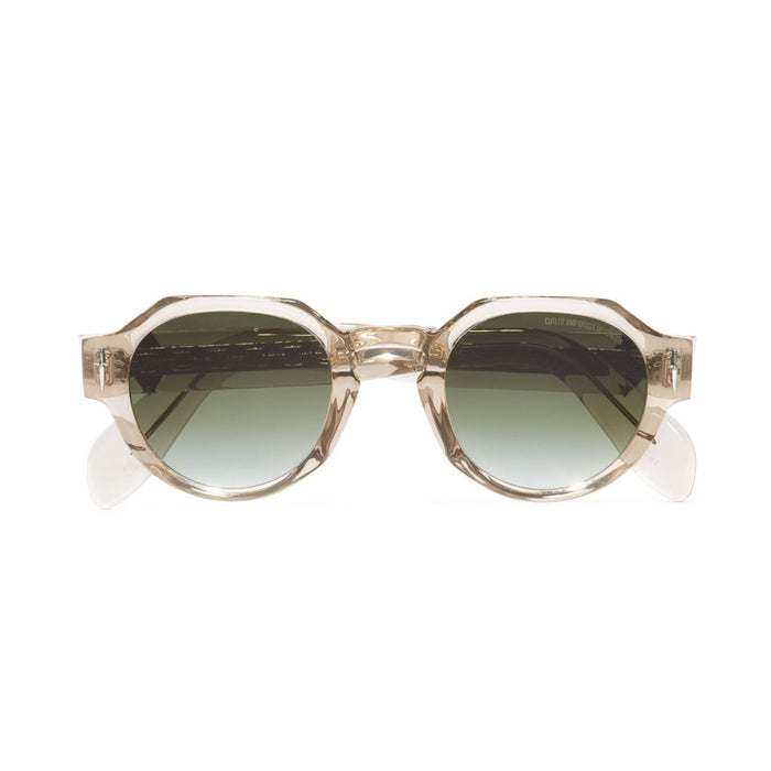 The Great Frog 006 05 SAND CRYSTAL Beige Acetate Occhiali Sole