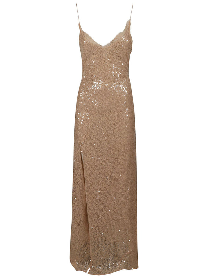 633-70084 Beige Abito
