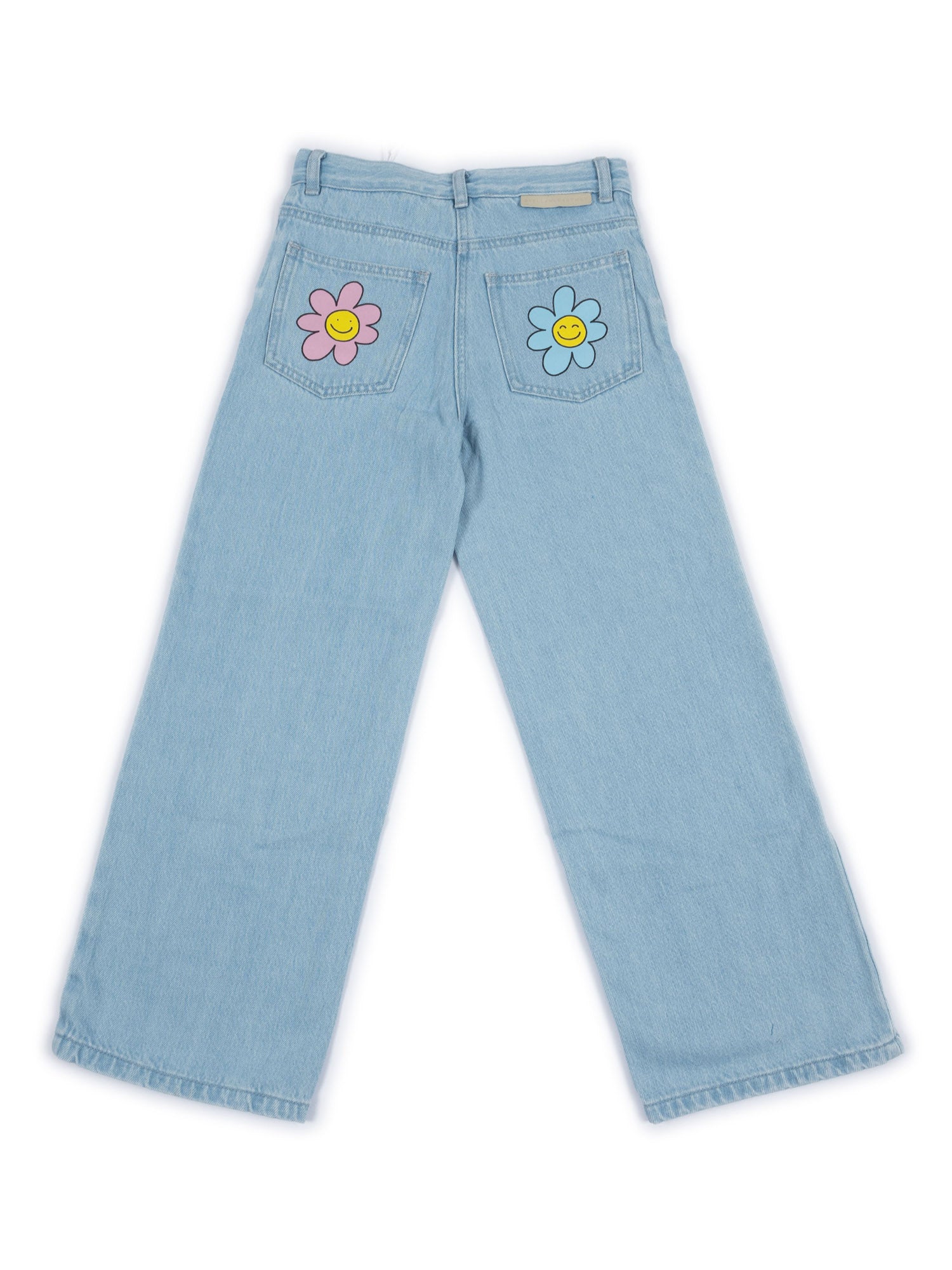 Trousers Light Blue Cotton Jean