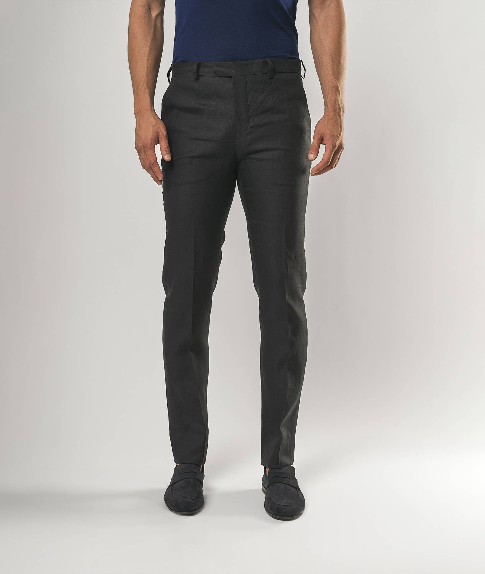 Linen Trousers Marbella White No Pinces