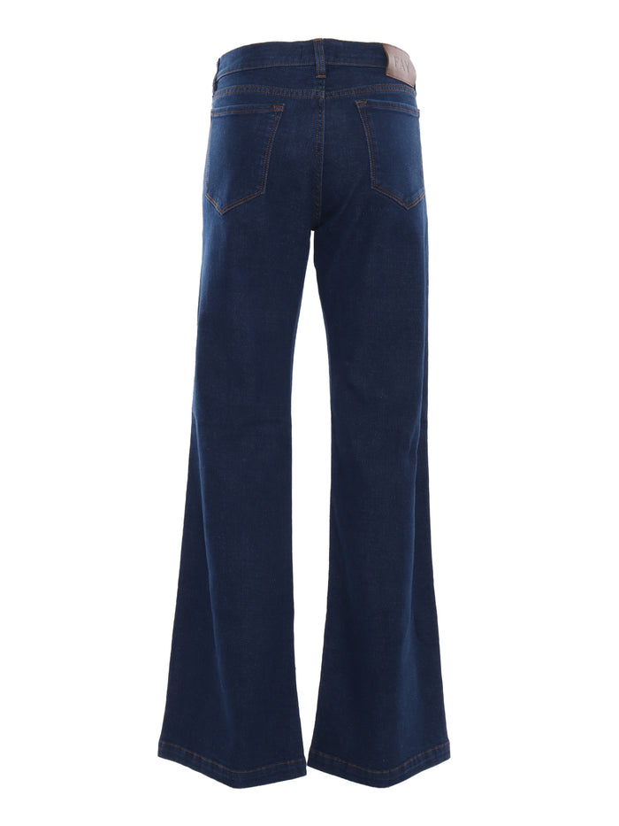 PANT. DENIM FLARE STRETCH Blue Flared Jeans