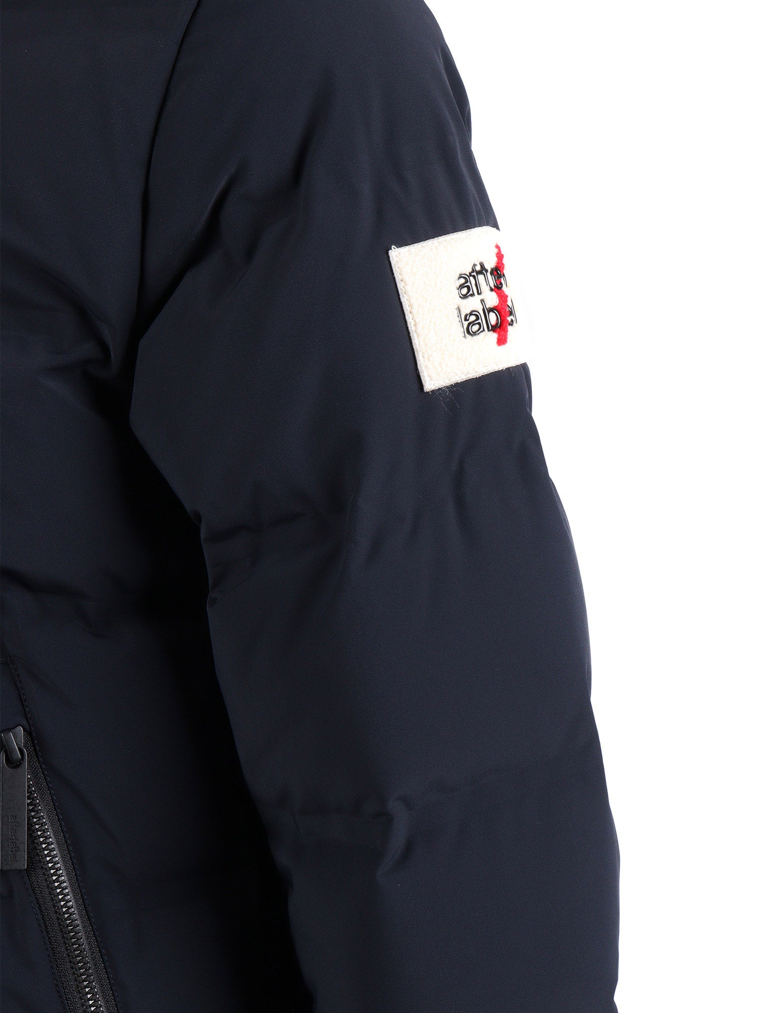 Mens Outerwear Blue Polyamide Elastane Short Puffer