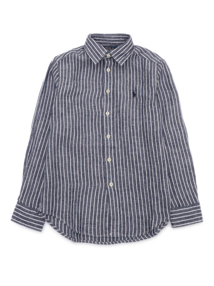 UNIVRSTY SPT-SHIRTS-SPORT SHIRT Blue Linen