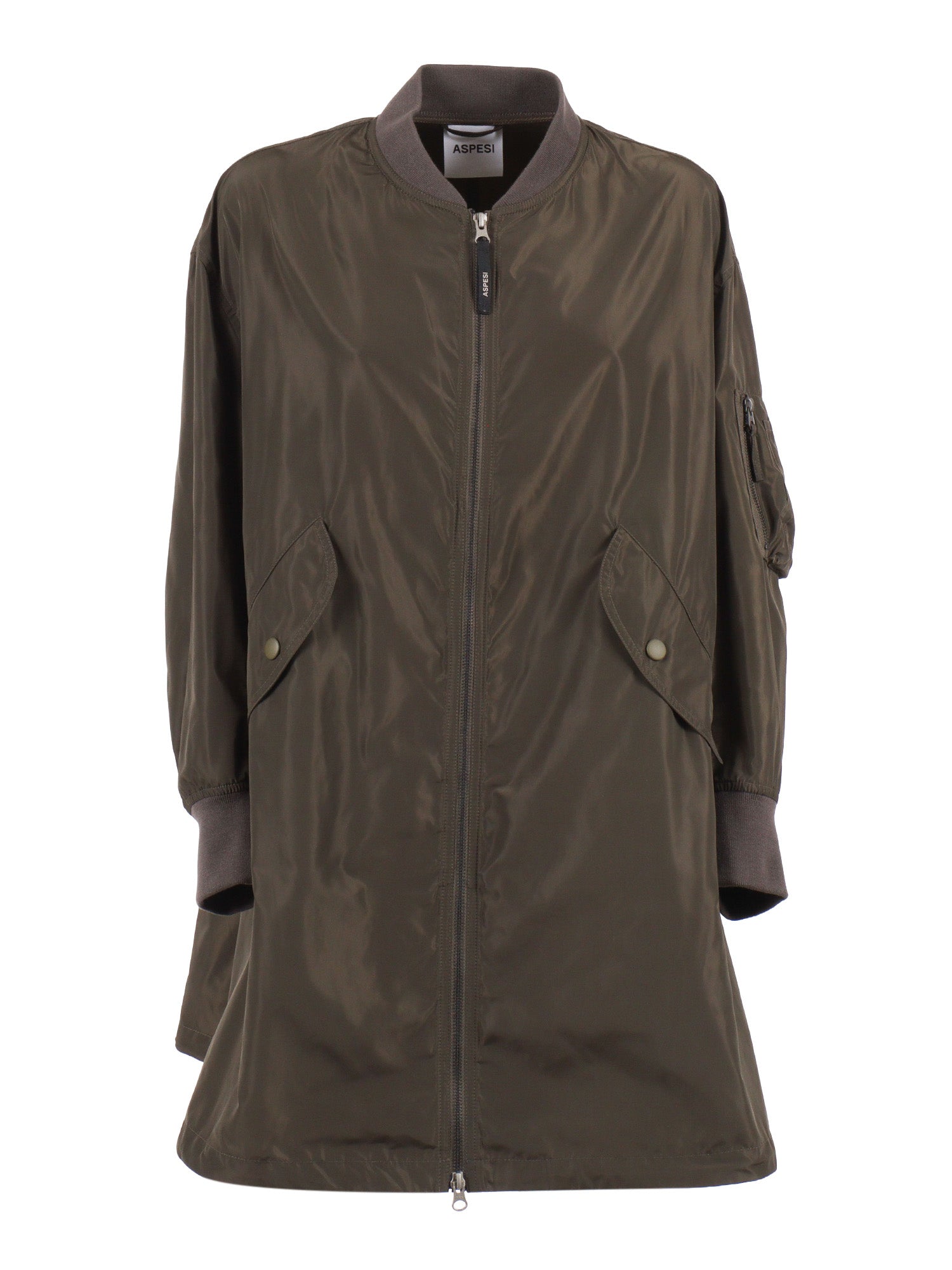 WOMAN JACKET Green Polyester Heavy