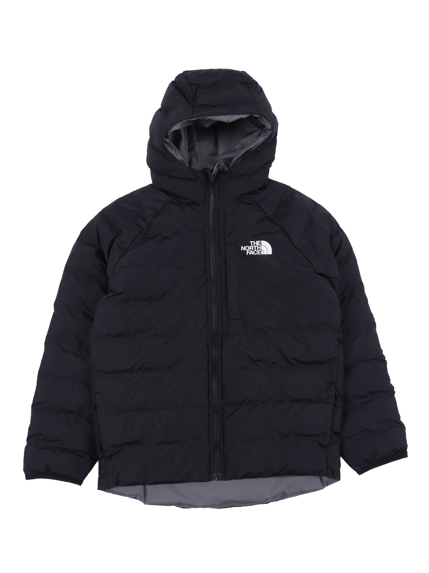 B REVERSIBLE PERRITO HOODED JACKET TNF BLACK-SMOKED PEARL Polyester