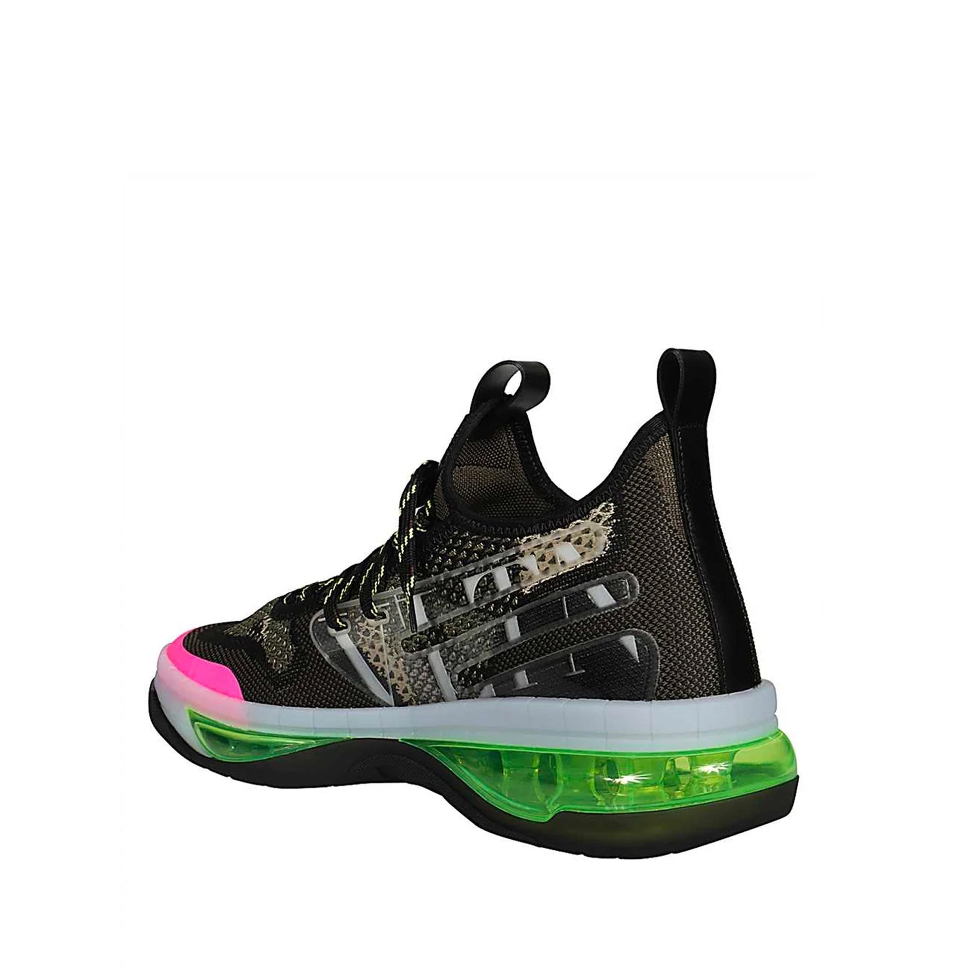 Garavani Vltn Cloud Bubble-Sole Sneakers Black Fabric