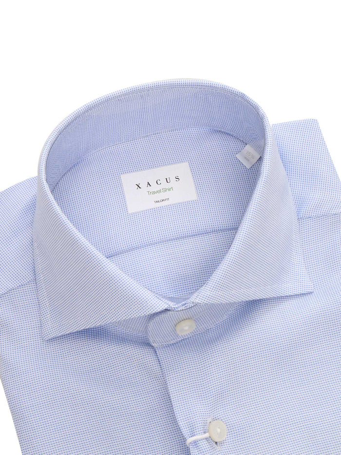 SHIRT WF521ML Light Blue Cotton