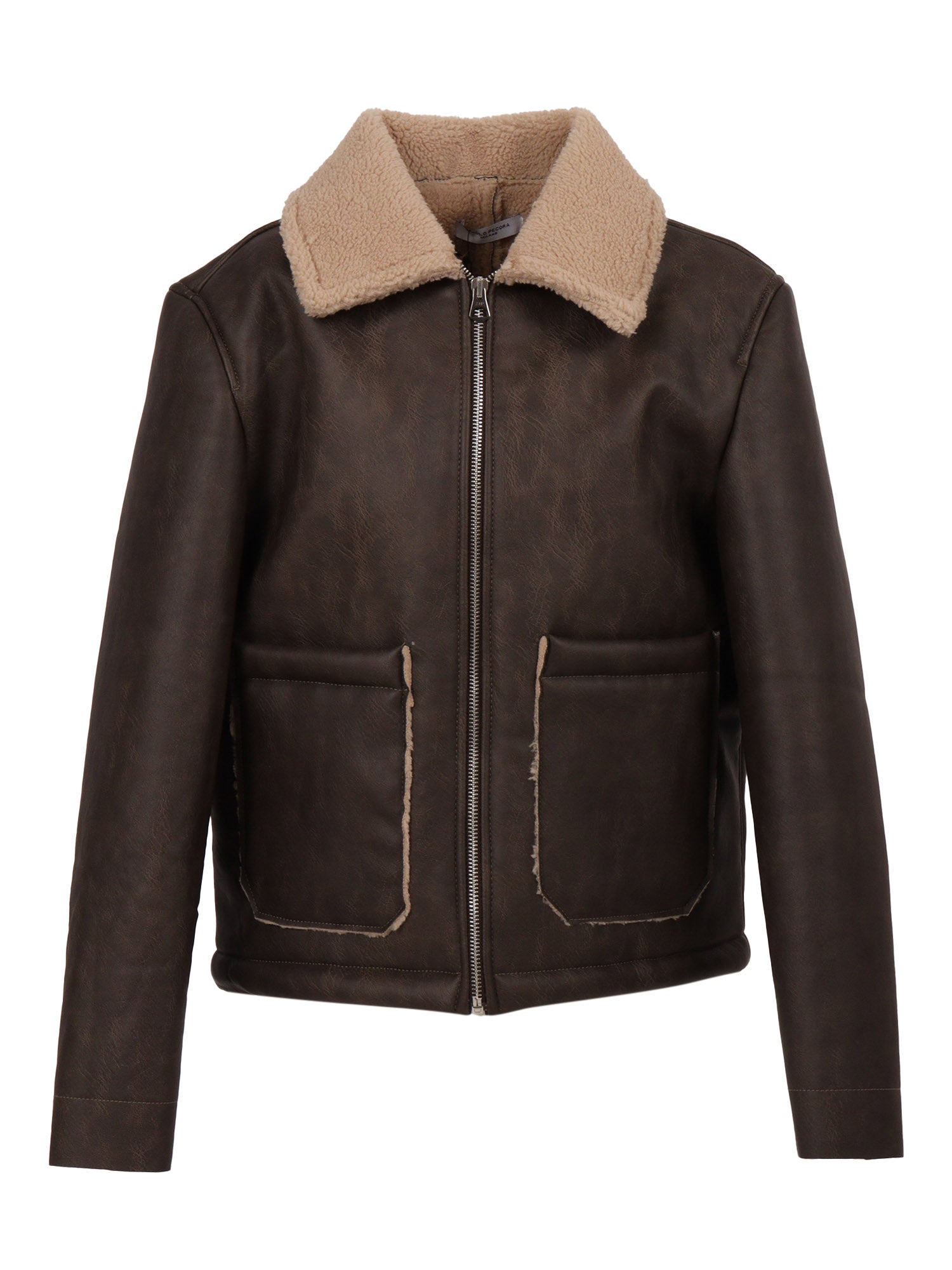 Jacket Brown Polyester Polyurethane Heavy
