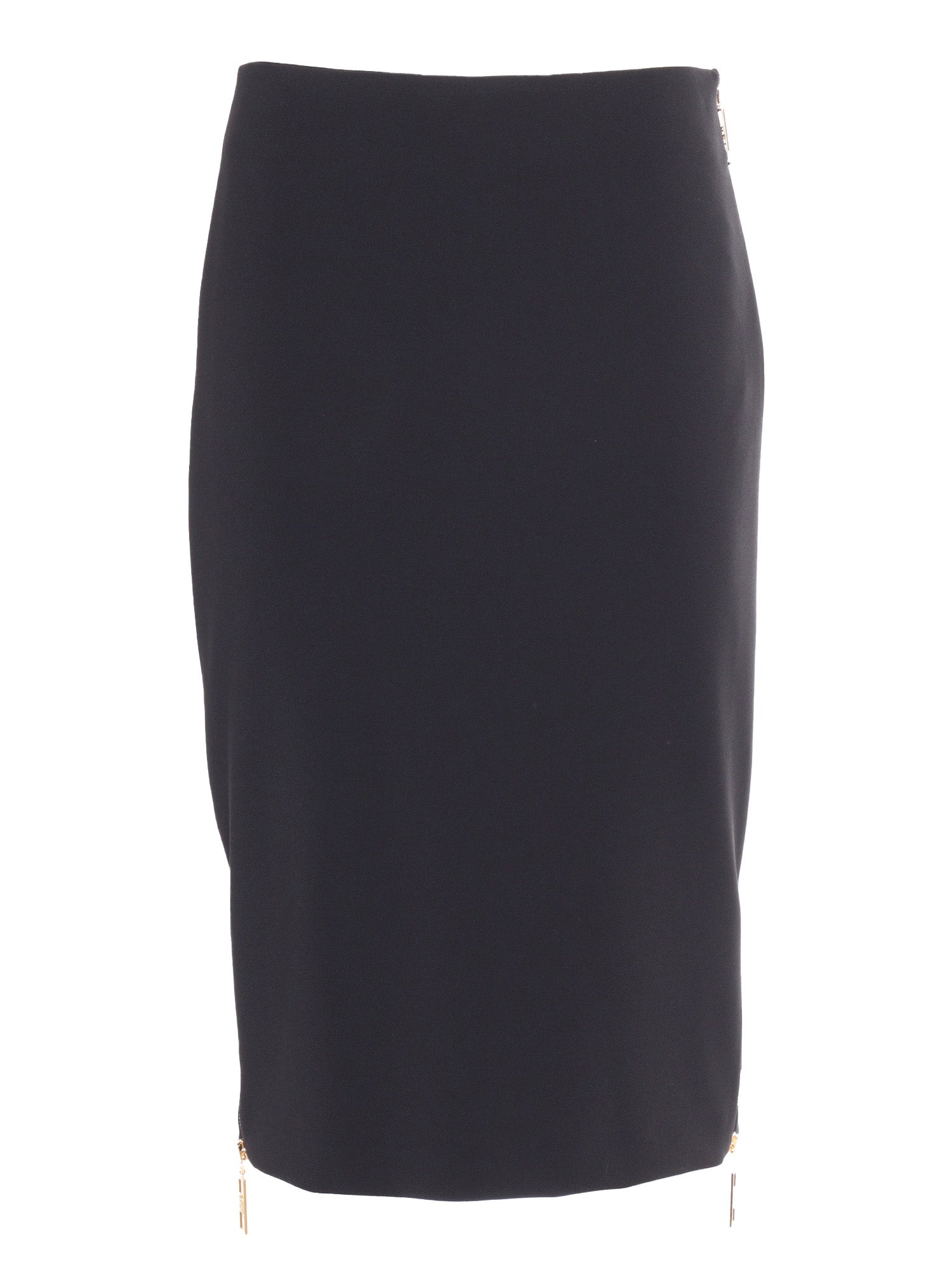 Skirt Black Polyester Elastane