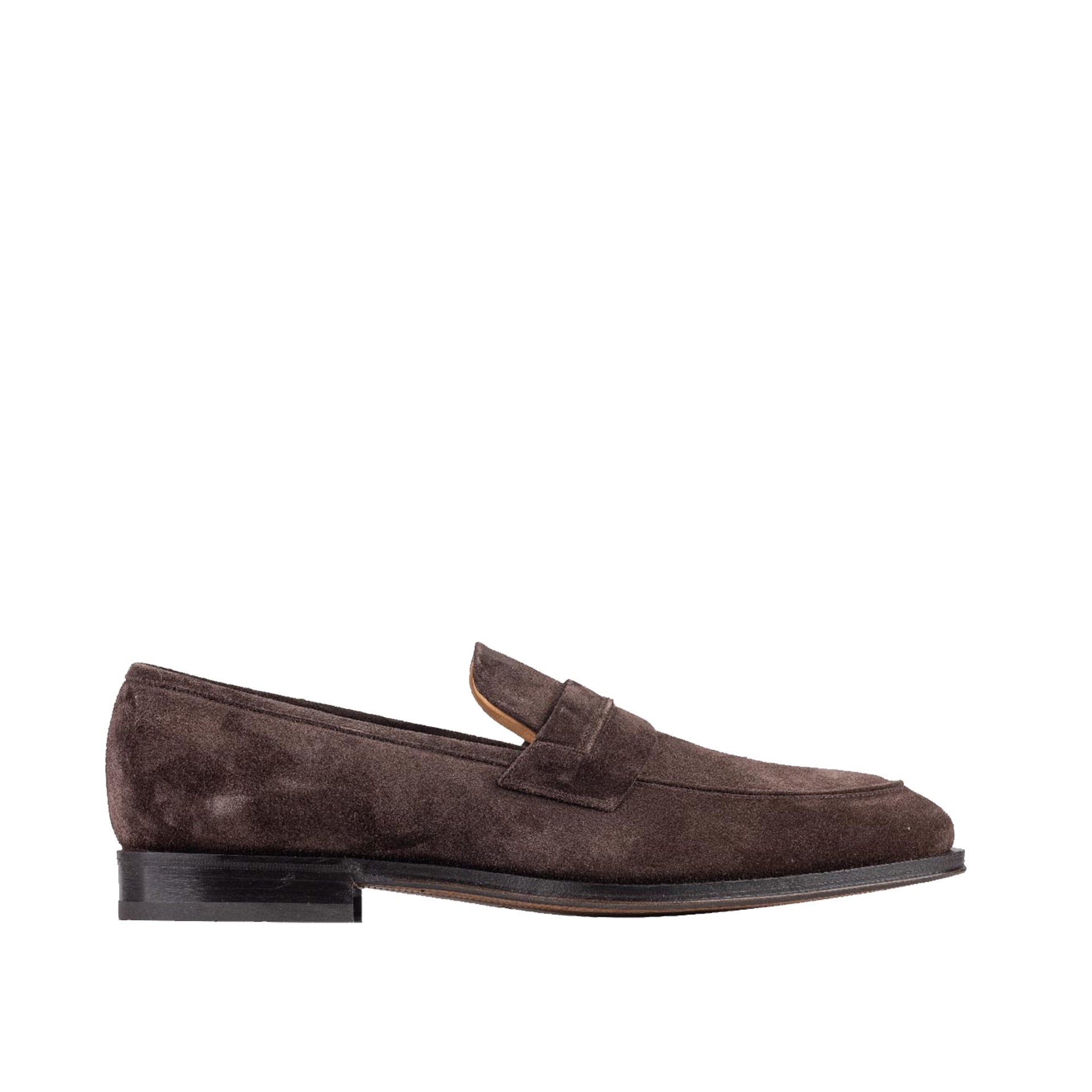 Suede Loafers Brown Leather