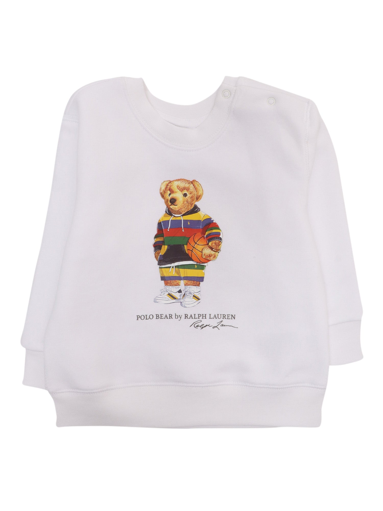 Polo Bear sweatshirt White Cotton Polyester