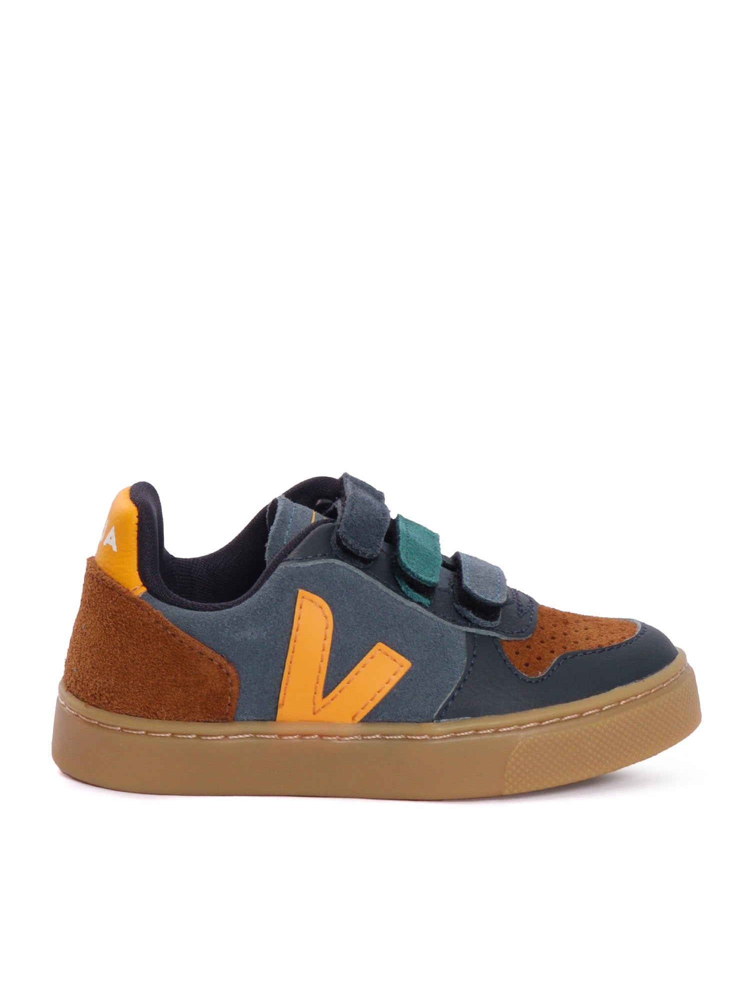 Small V-10 Suede Calif_ouro_natural Sneakers Grey Kid
