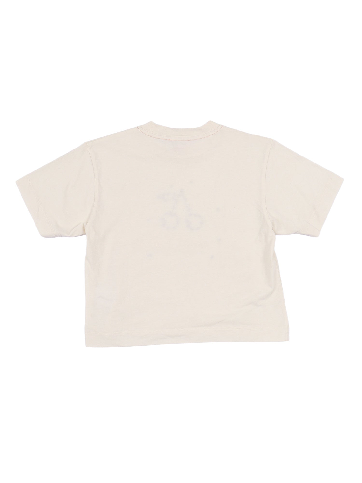 LELE T-SHIRT White Organic Cotton Short Sleeves