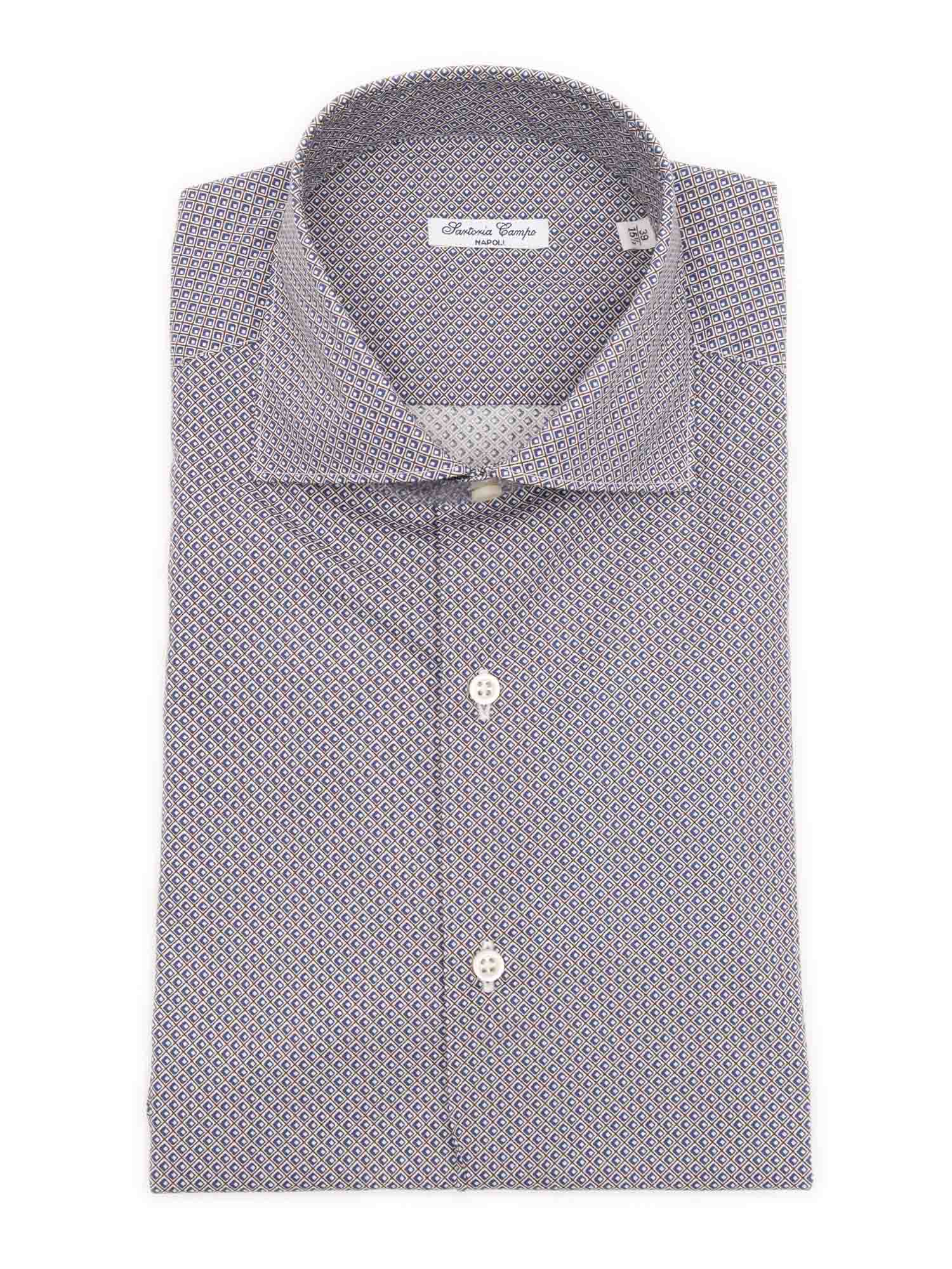 Mens Shirt Blue Cotton