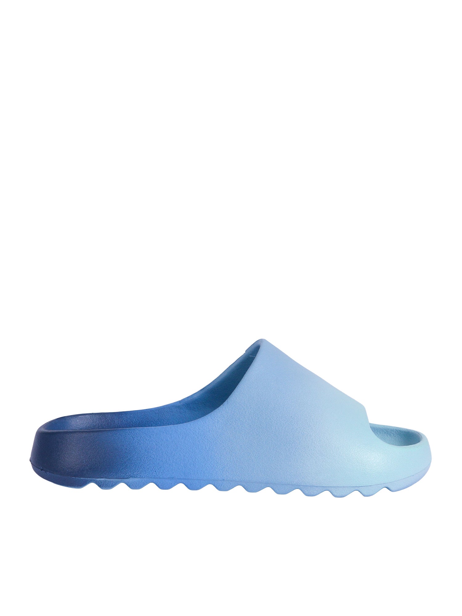 Zion Slippers Light Blue Polyvinyl Chloride Ciabattina