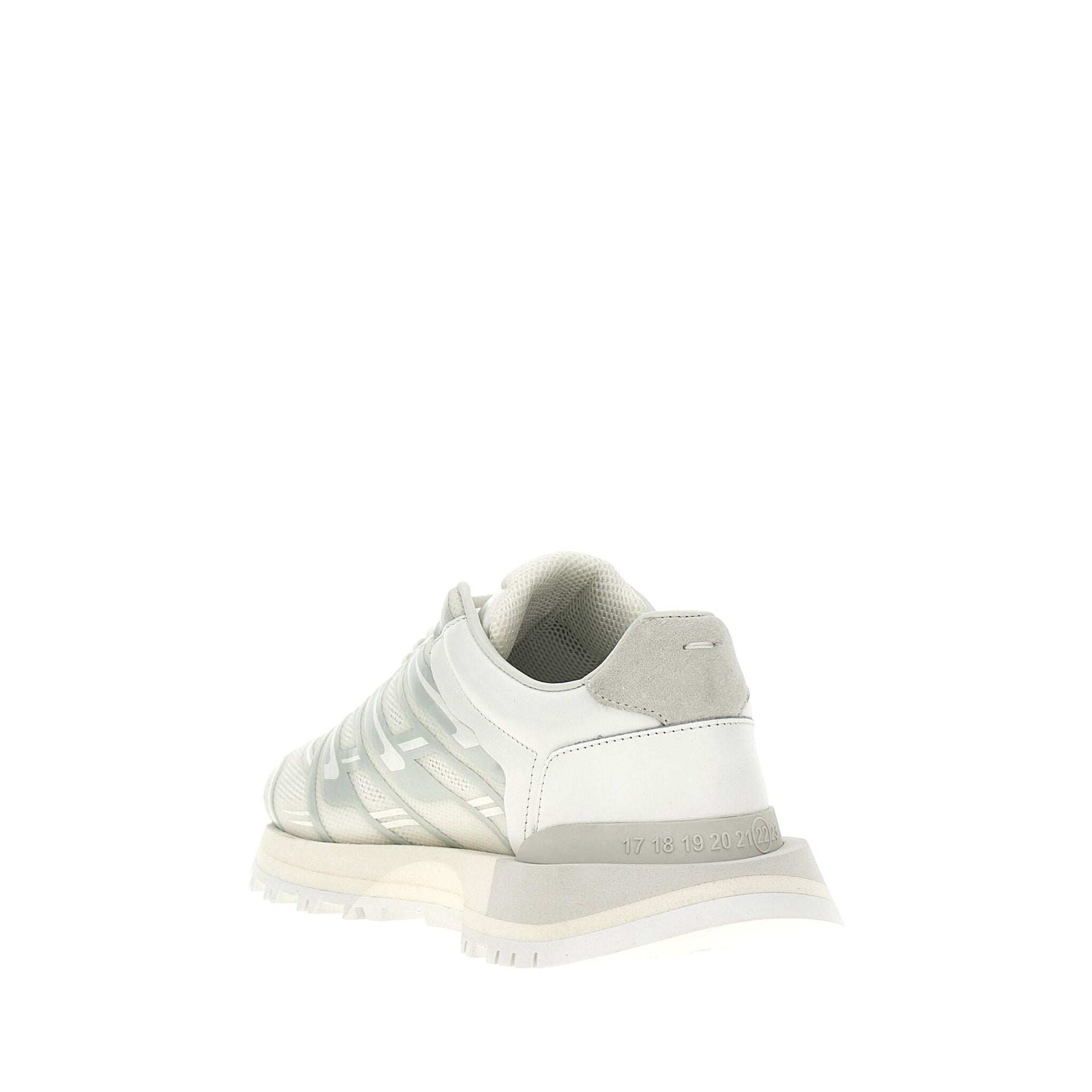 50-50 Sneakers White Fabric