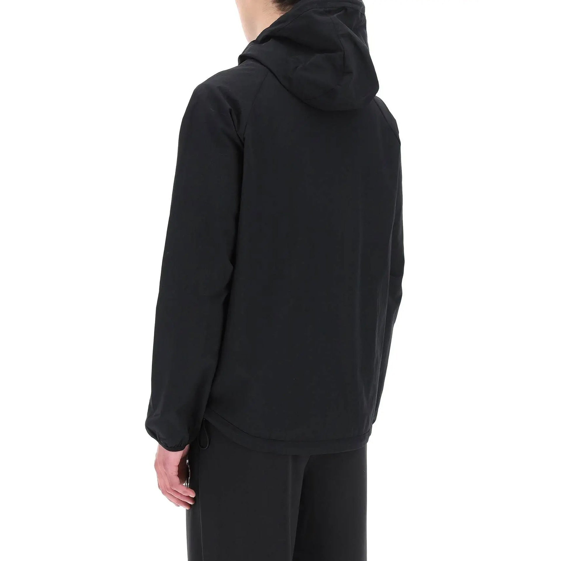 County Of Milan Windbreaker Jacket Black Polyamide