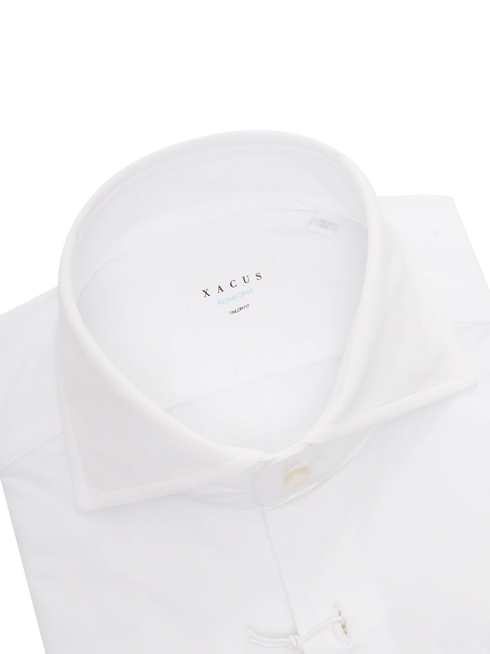 With shirt one pocket White Polyamide Elastane
