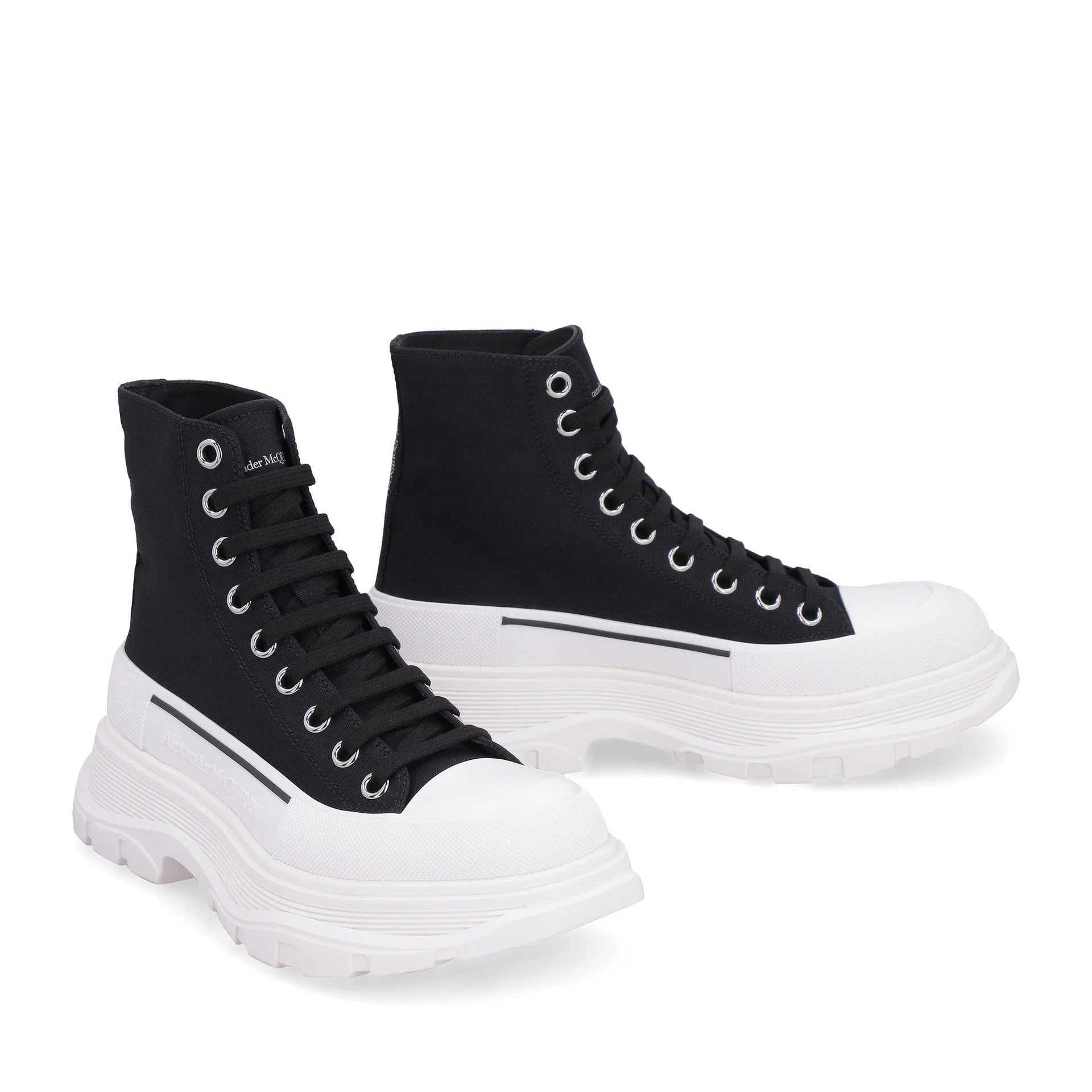 Treadslick High Top Sneakers Black Canvas