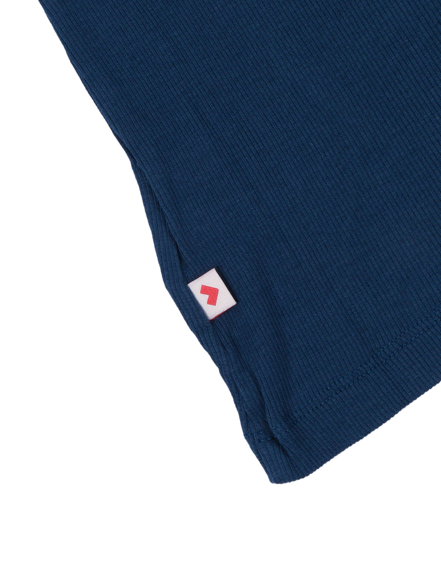 FAMMY T1766 T-SHIRTS Blue Cotton Elastane Short Sleeves T-shirt