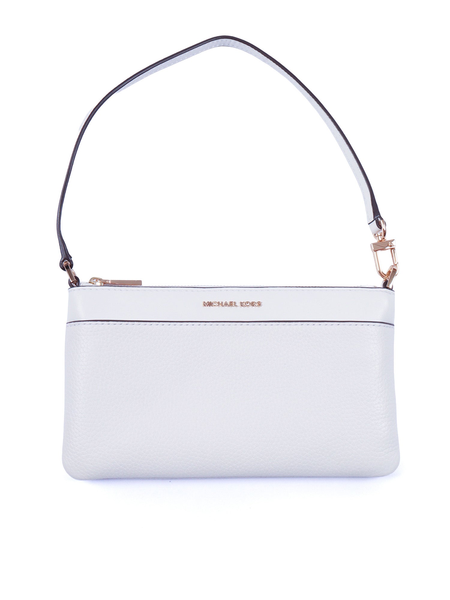 Md Tz Conv Wristlet White Cow Leather Handbag