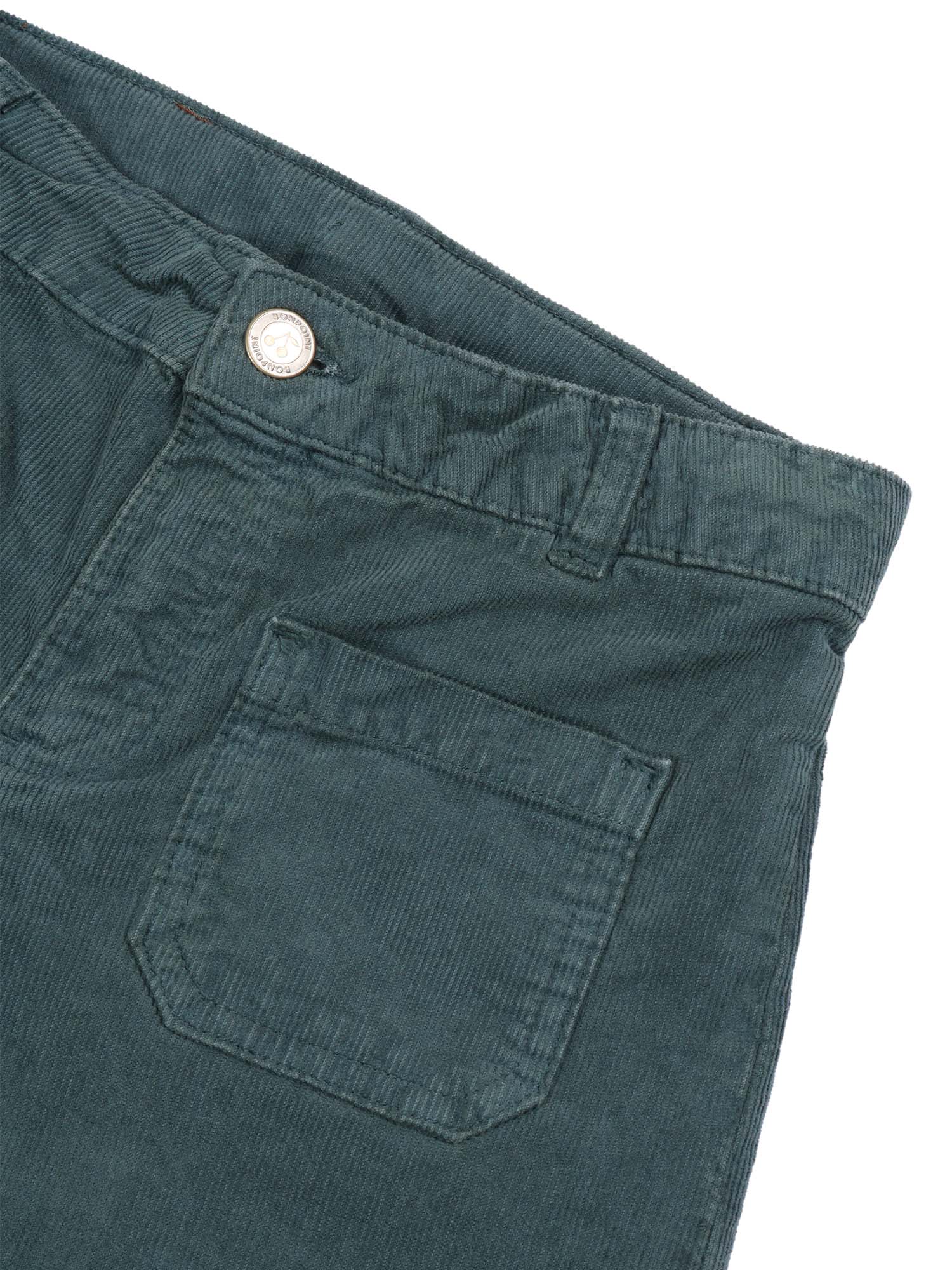 Jennifael Pants Green Organic Cotton Elastane