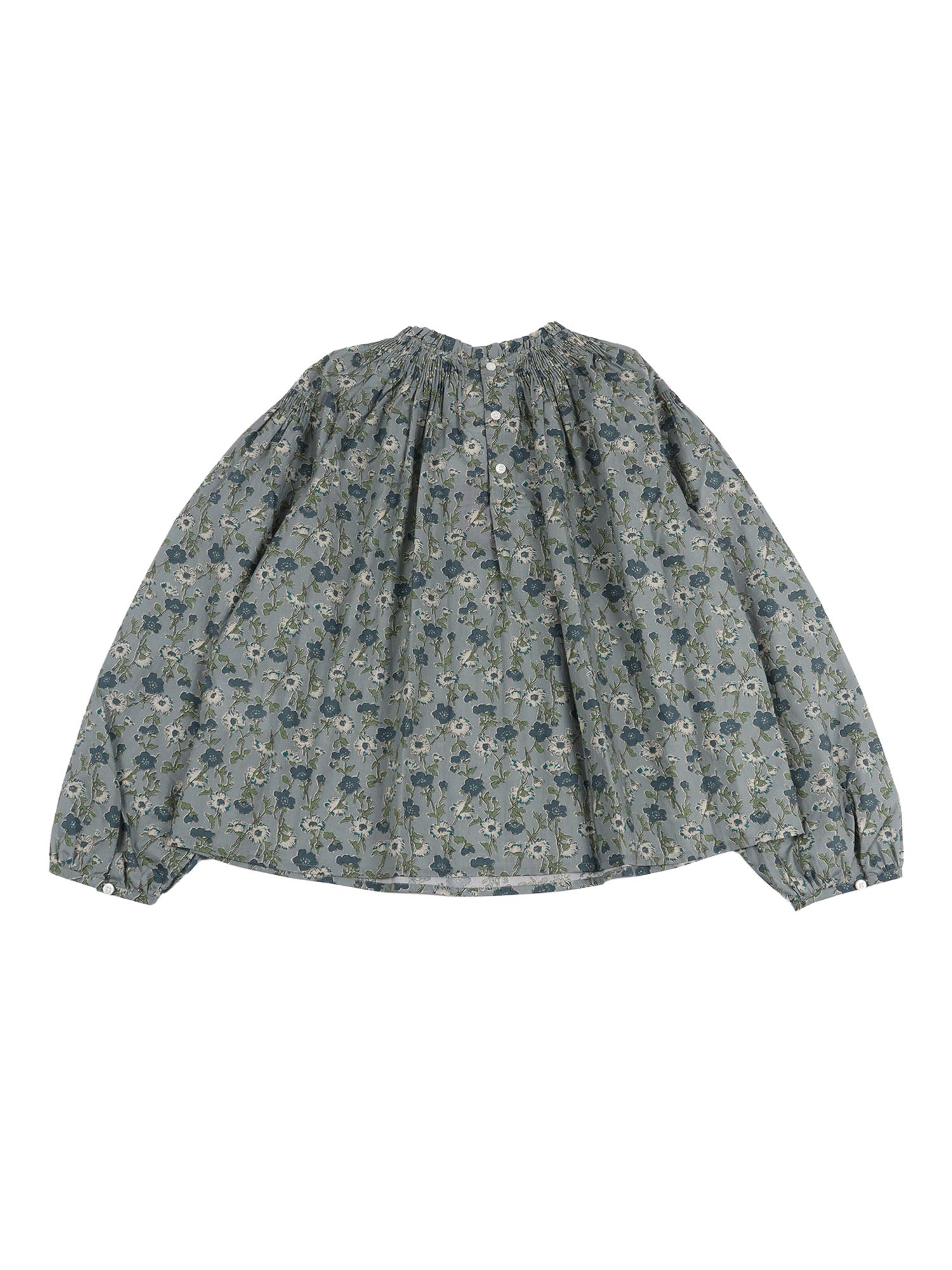 Blandine Blouse Green Organic Cotton