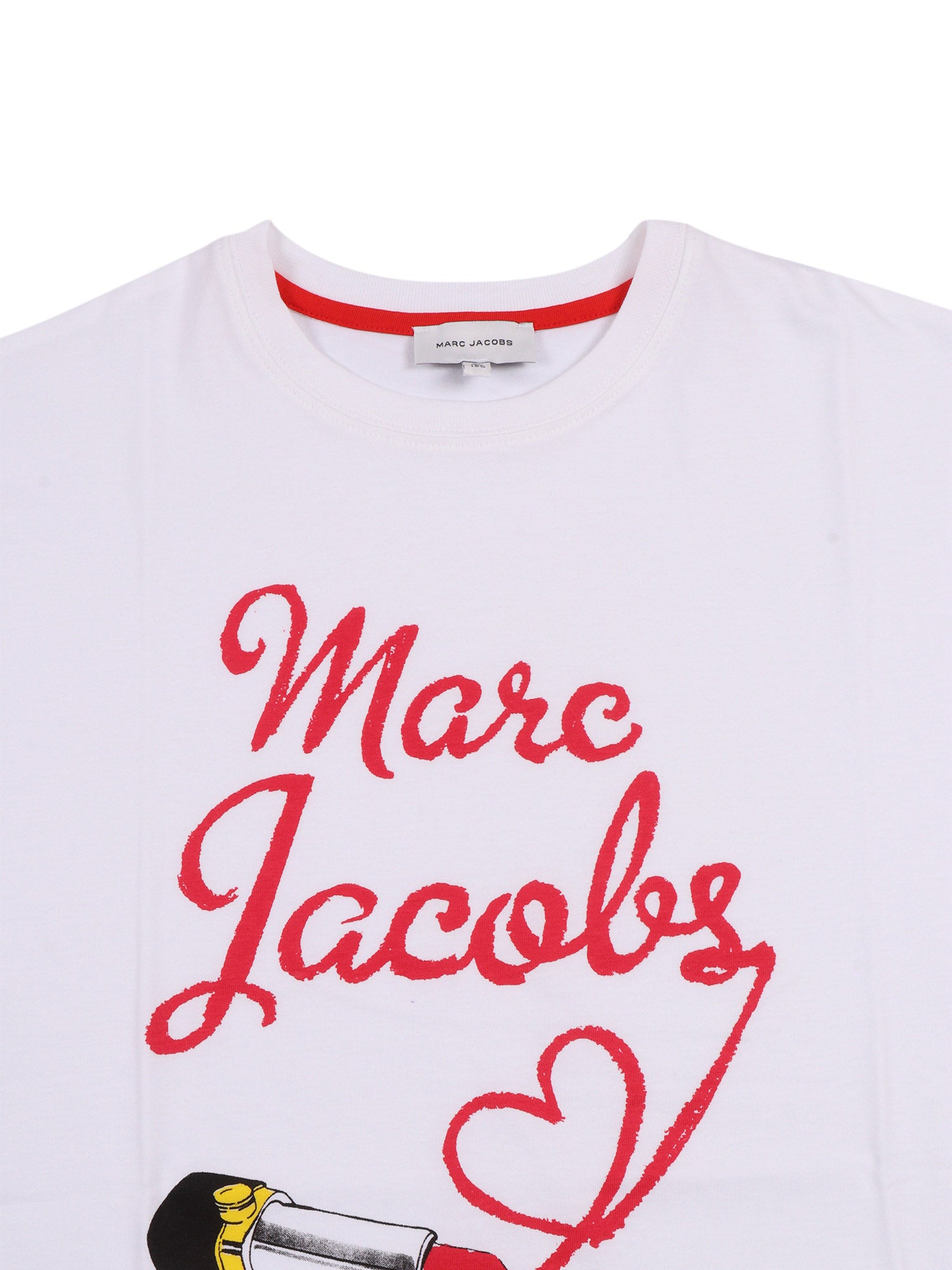 T-Shirt White Cotton Fabric 2 Short Sleeves
