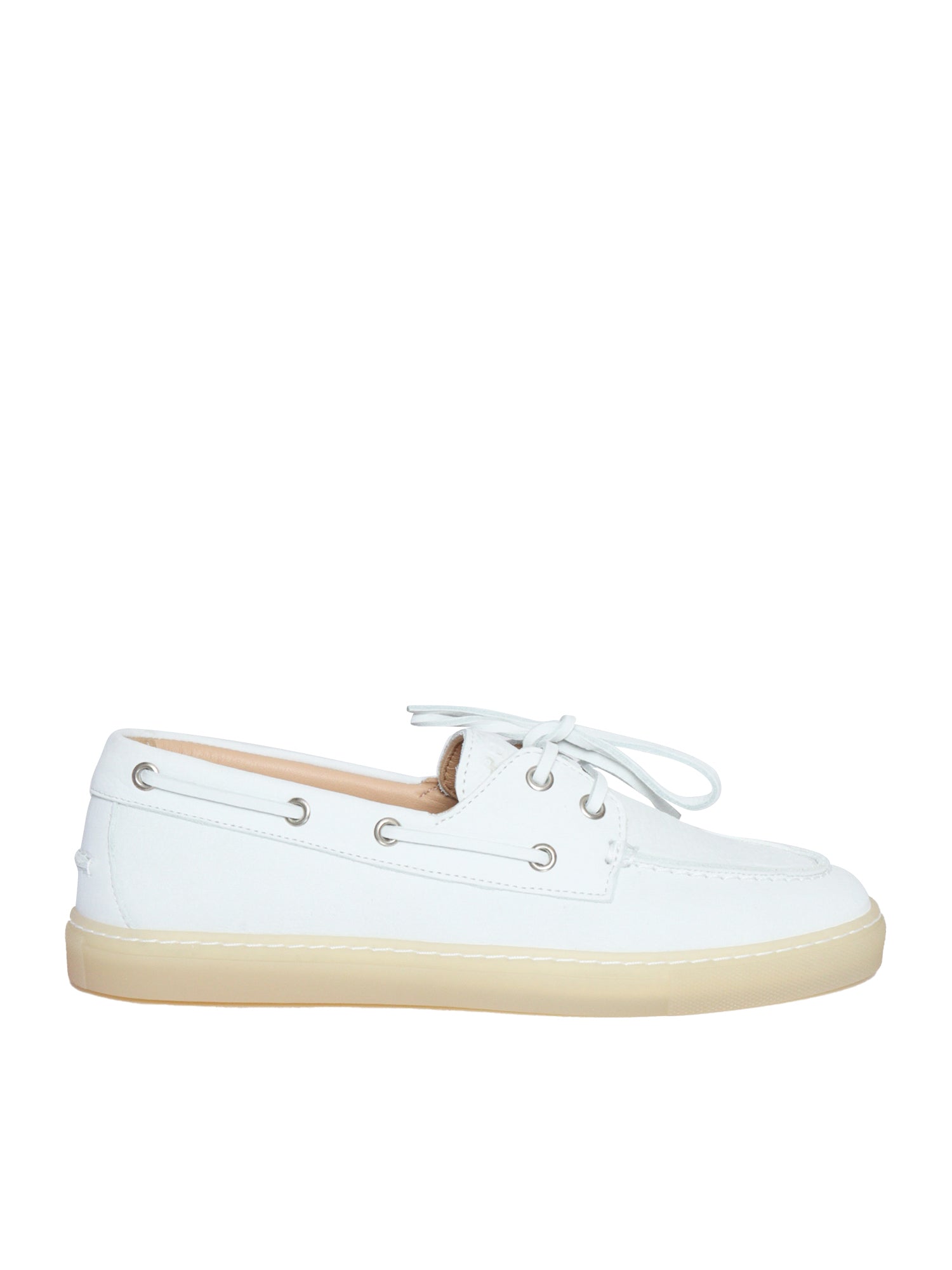 WOMAN NABUC LOAFER White Cow Leather
