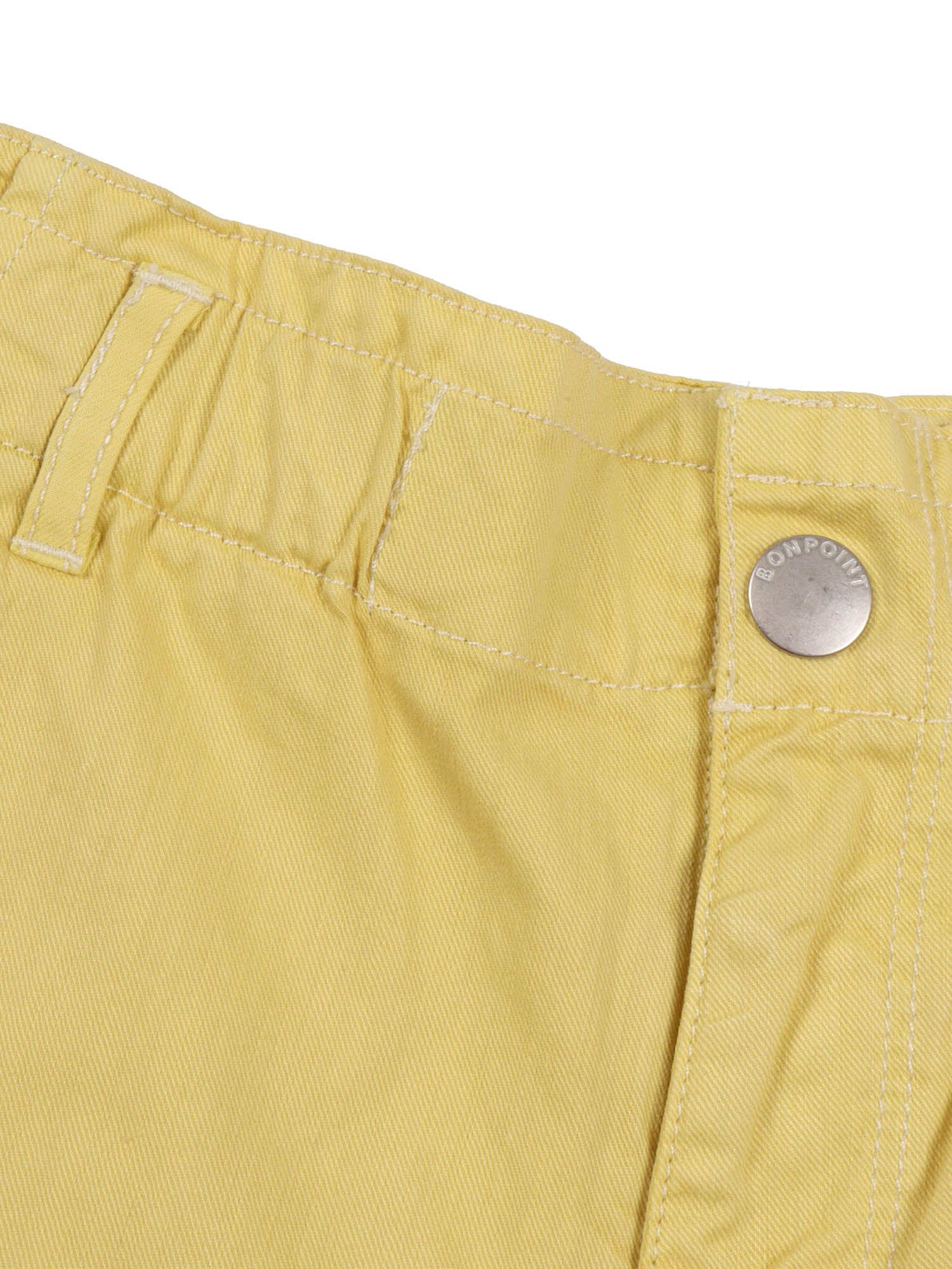 CATHY SHORTS Yellow Organic Cotton