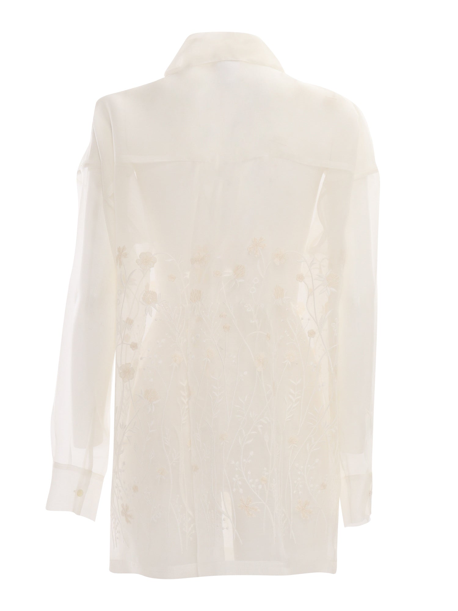 SHIRT White Silk