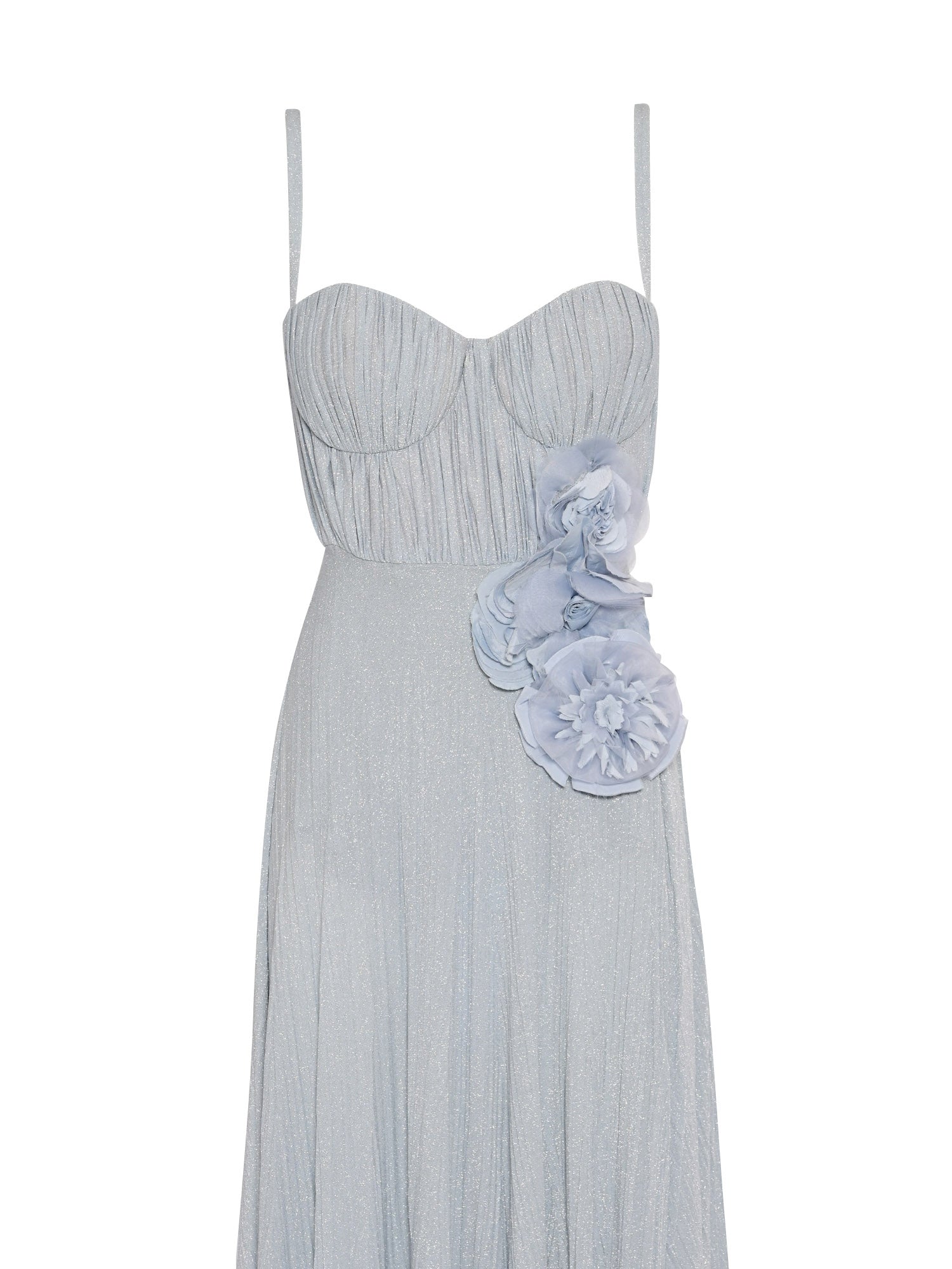 WOMENS DRESS Light Blue Midi