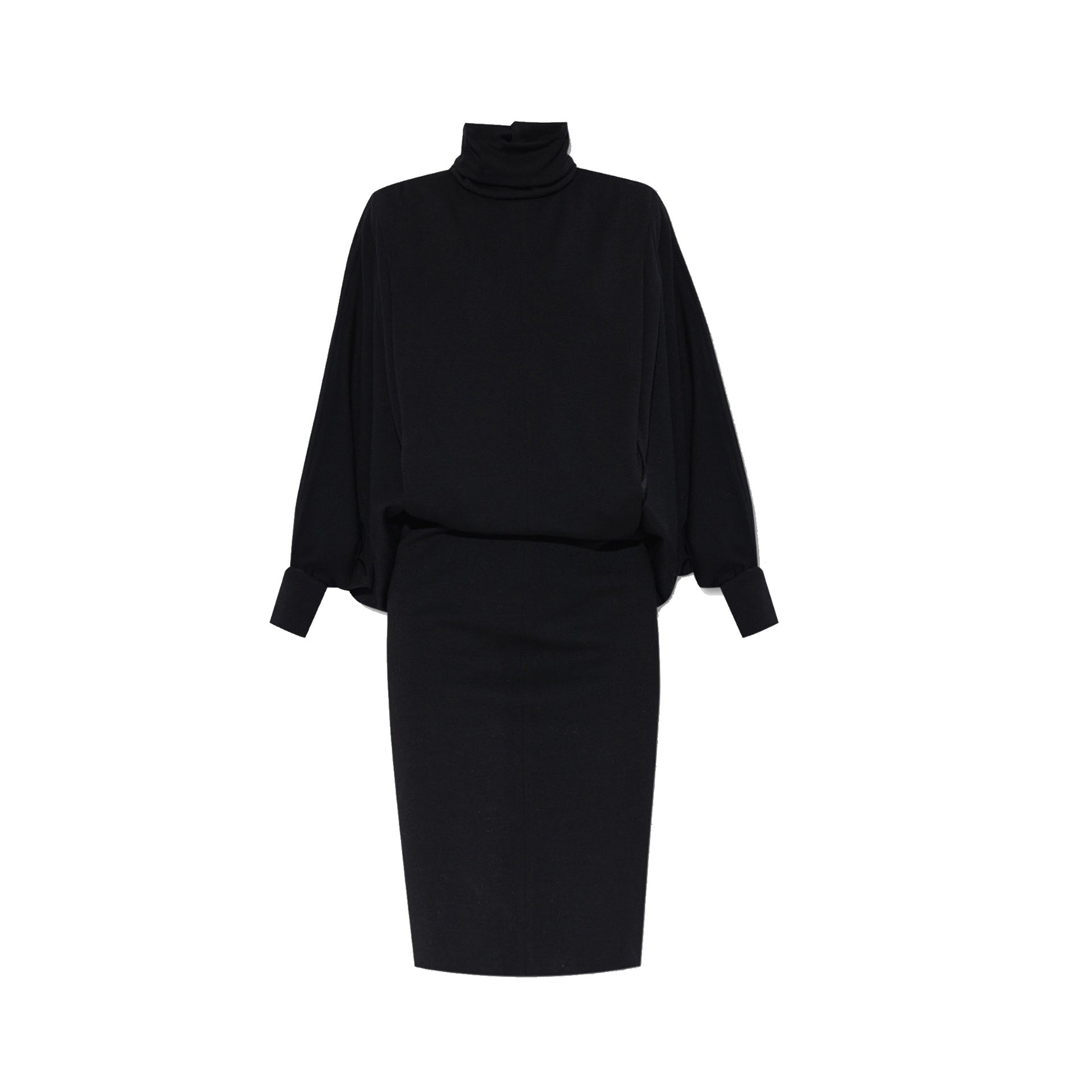 Wool Dress Black